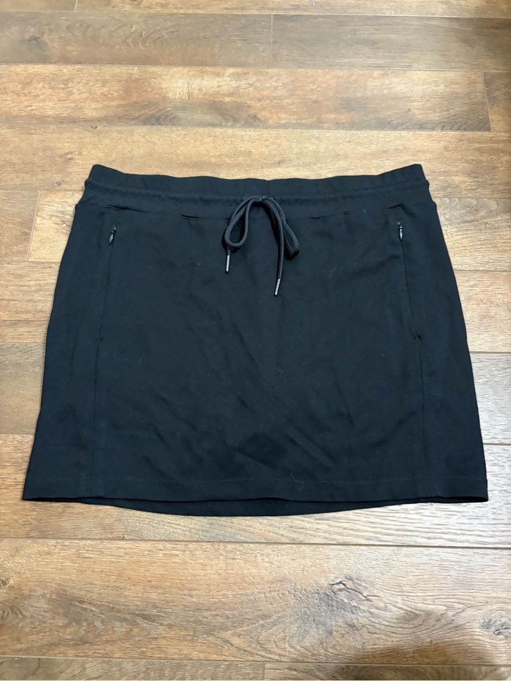 Liverpool Los Angeles Black Pull-On Skort Skirt Shorts Athletic Golf Size L